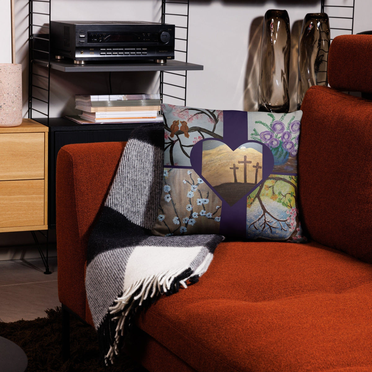 Granny's Light Remembrance Throw Pillow – Carol Fay Collection - HEATHERS WORLDS3496525_4532CUT-SEW