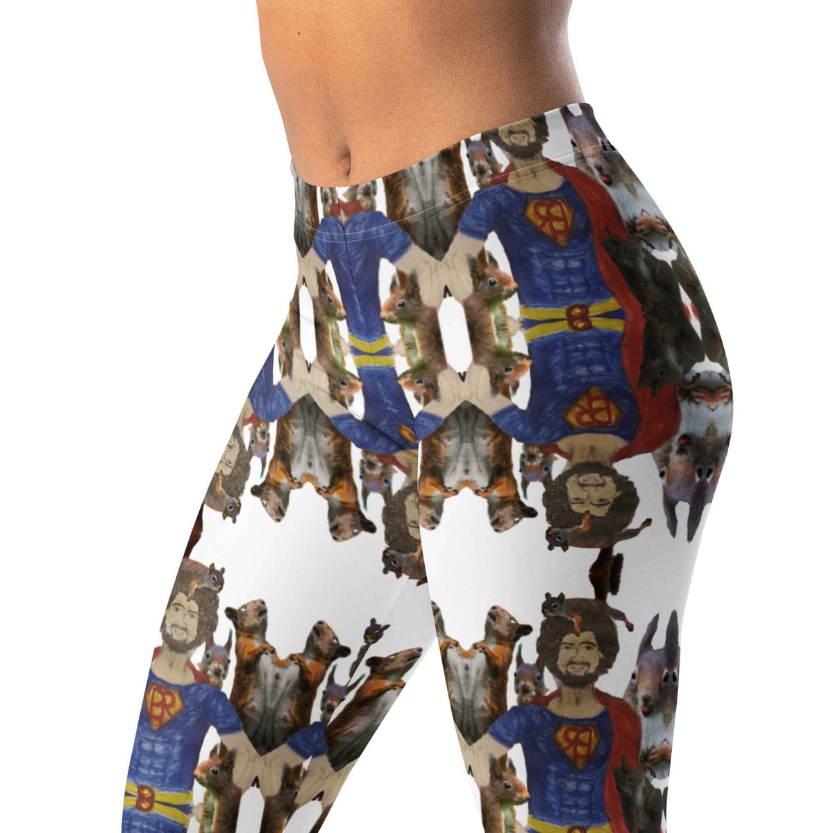Bob Ross Superman Leggings - HEATHERS WORLDS2475740_7676