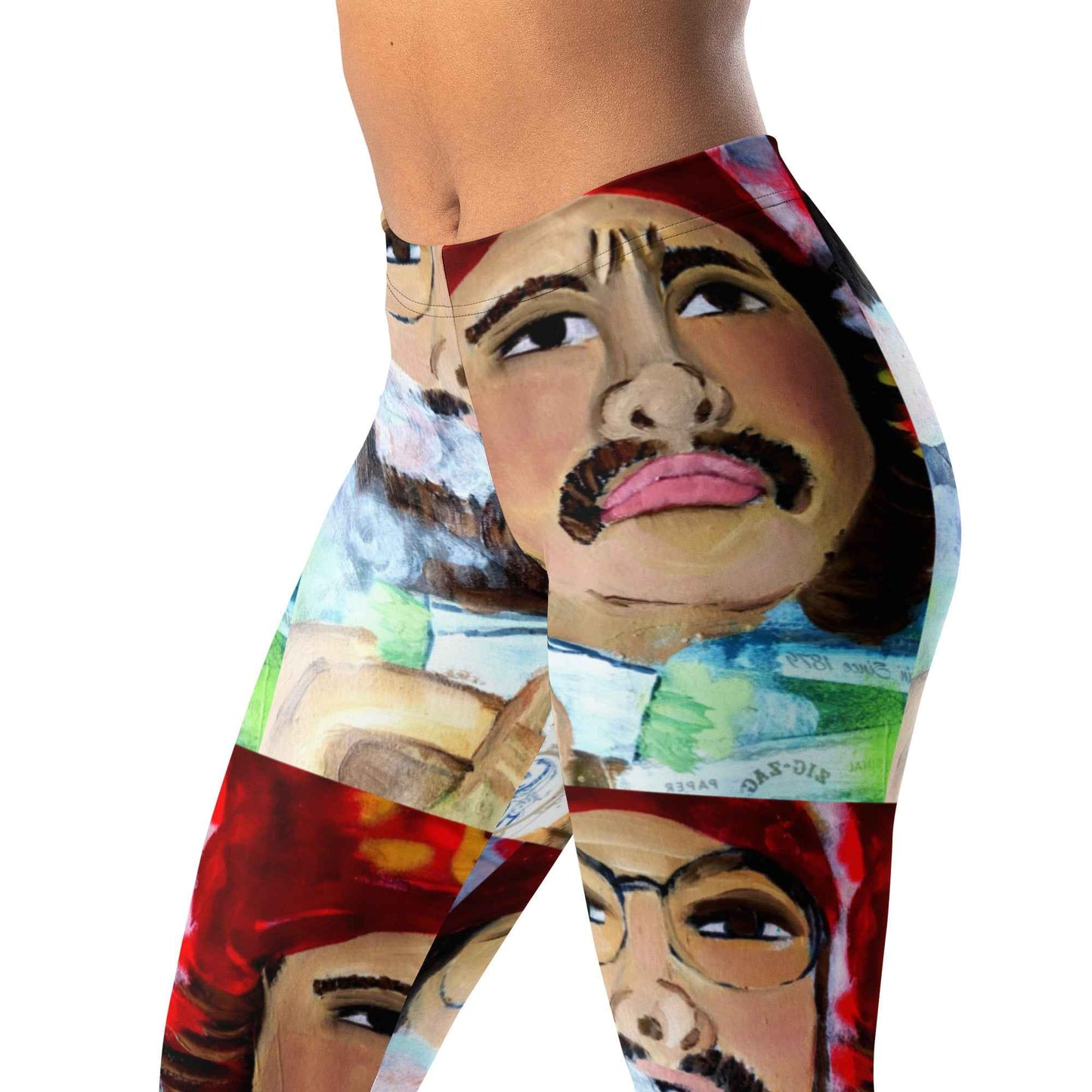 Cheech n Chong Leggings with print from Original Artwork