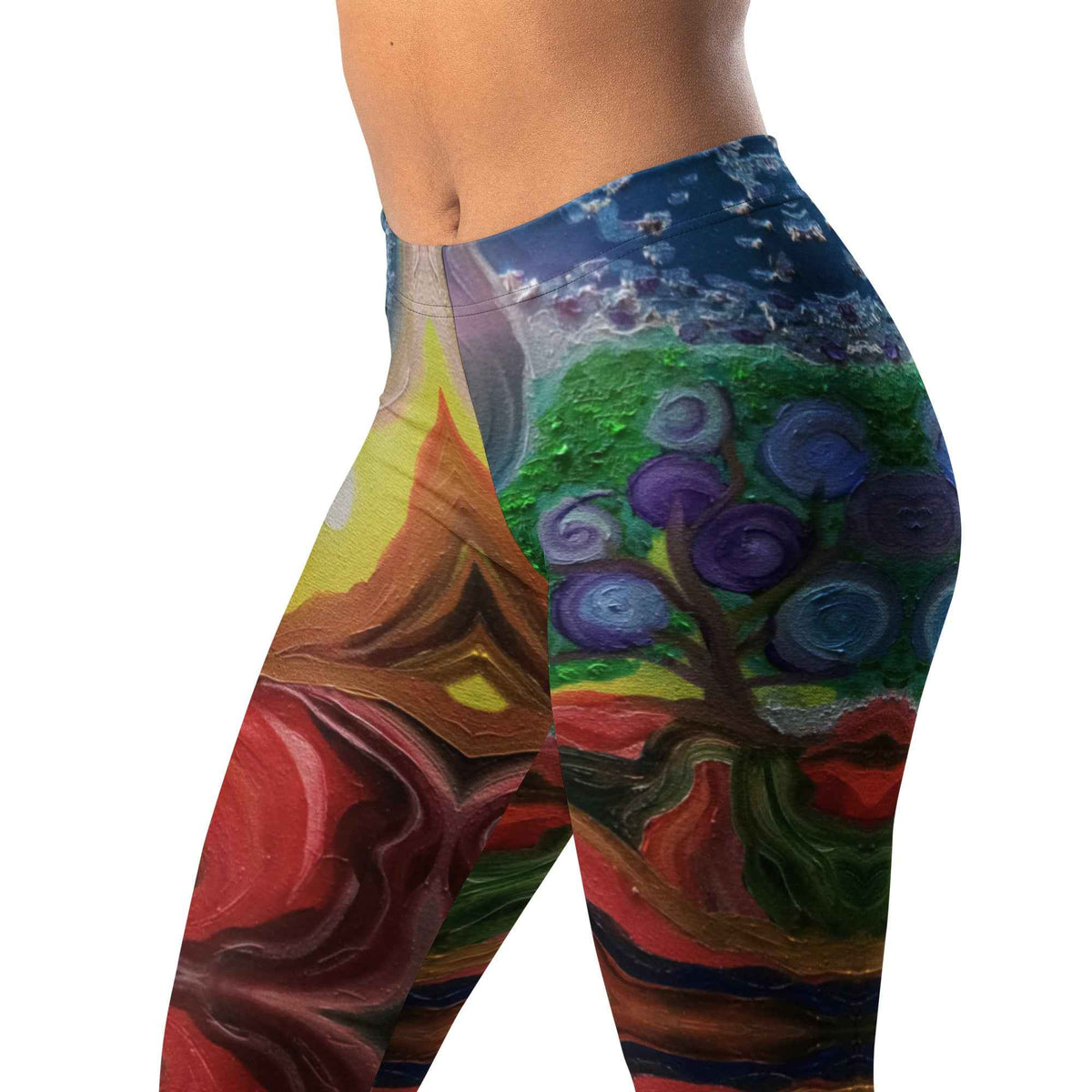 Original Abstract Art Print Leggings by Fay - HEATHERS WORLDS4637288_7676