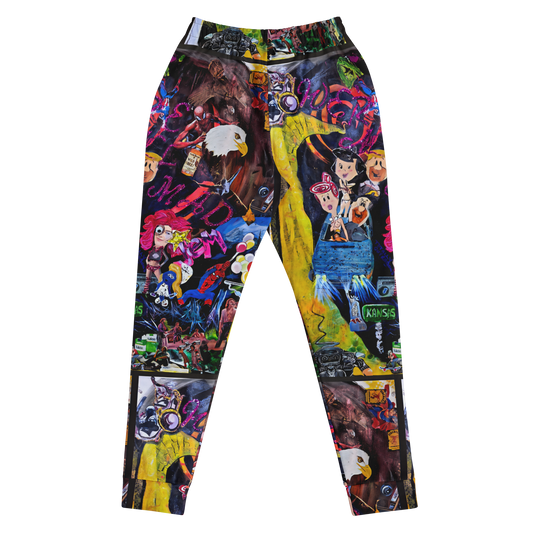 Freak Flag All-Over Funny Print Jogger Pants – Women's Statement Joggers - HEATHERS WORLDS6508537_11040CUT-SEW