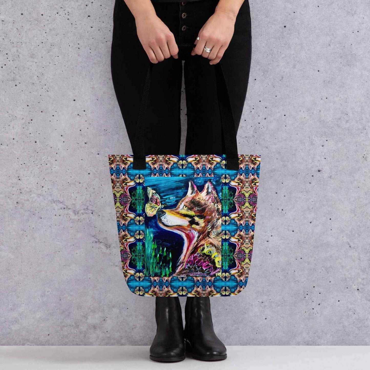 Wild n Free just like Me Tote bag by Fay