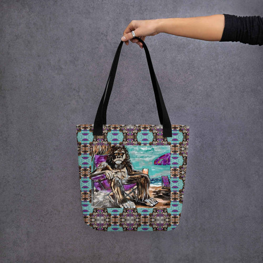 The Bigfoot's Day Off Tote Bag by Fay - HEATHERS WORLDS5054482_4533