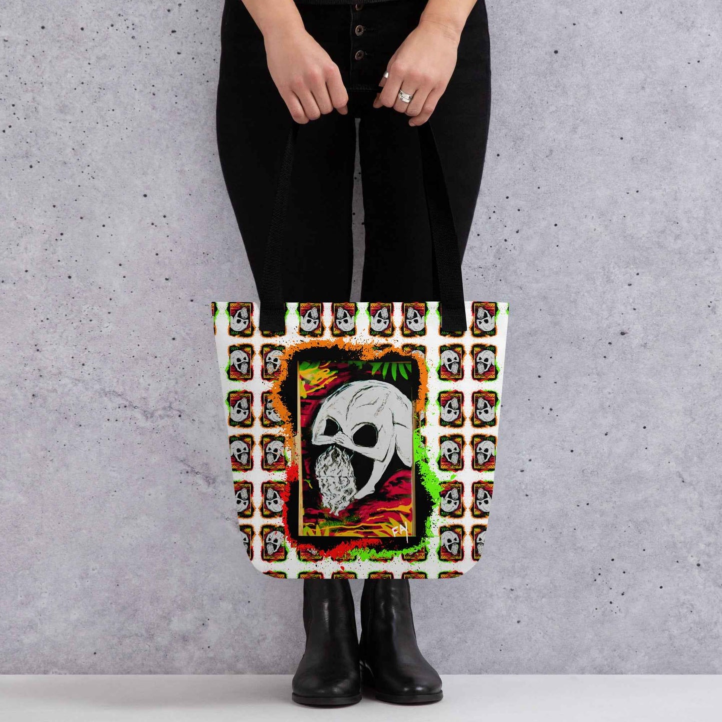 The Journey to Self-discovery/Skull Tote bag by Fay