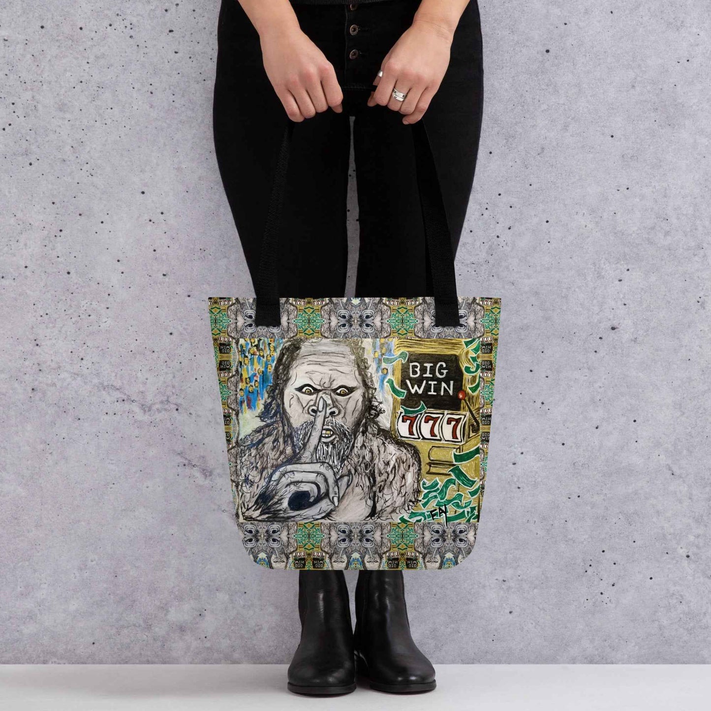 The Big Win 777 Bigfoot Tote bag by Fay