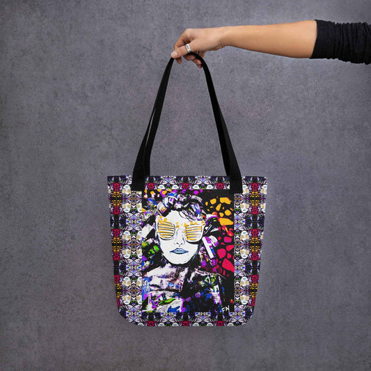 Comic Strip Self Portrait Original Art Tote Bag by Fay - HEATHERS WORLDS1663256_4533