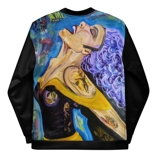 Heathers Worlds Original Art Print Unisex Bomber Jacket - HEATHERS WORLDS9940764_10877