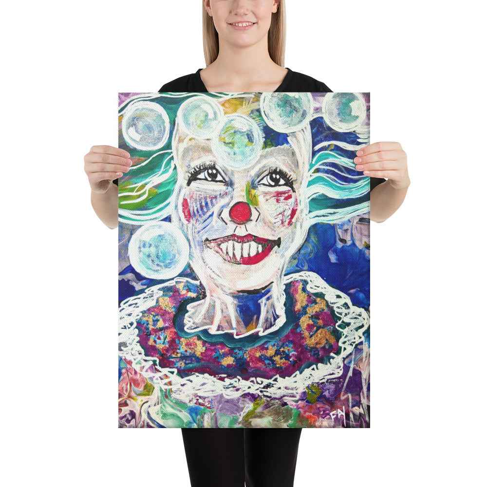 Stay the F*%! out of my Bubble/Clown Art Print/Original