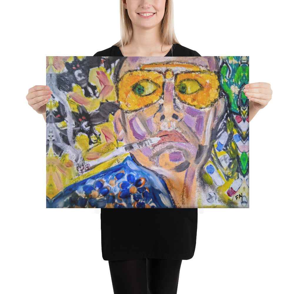 Wear your Weird/Original Art Print on Canvas/by Fay