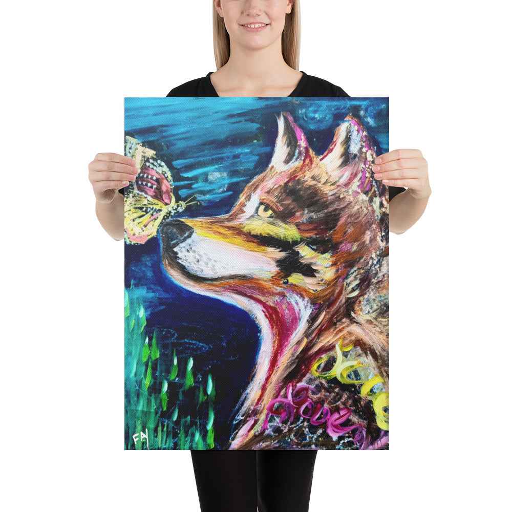 Wild and Free, Just Like Me – Original Art Print on Canvas by Fay - HEATHERS WORLDS3311132_7