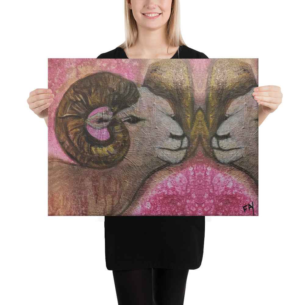 Self Discovery – Original Art Print on Canvas by Fay - HEATHERS WORLDS3862080_7