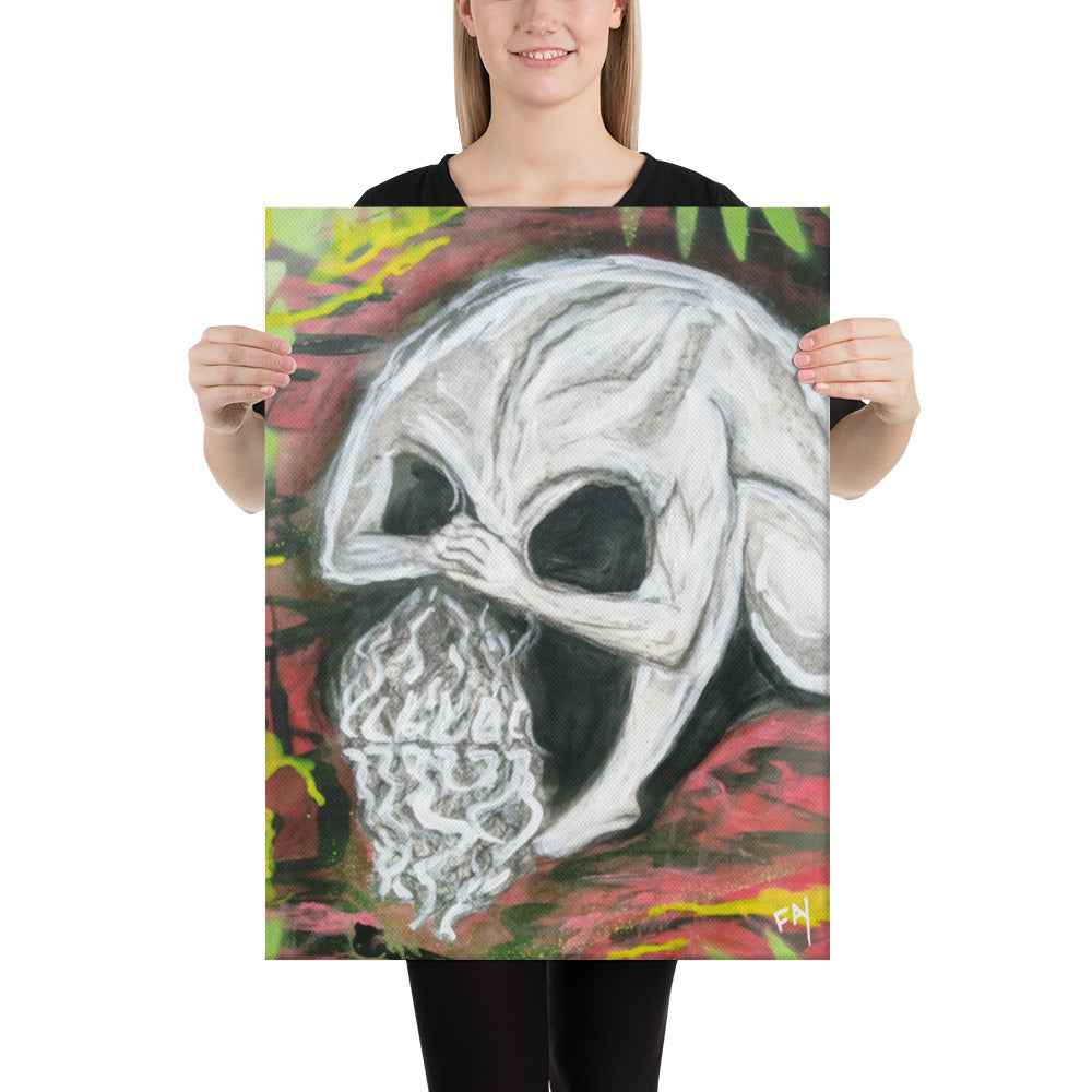 Self Discovery/ original art print on Canvas/by Fay