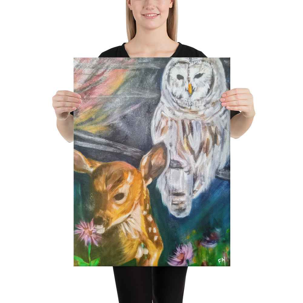 Protect the Innocent – Original Art Print on Canvas by Fay - HEATHERS WORLDS1901538_7