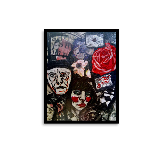 House of Cards – Mixed Media Original Poster Print by Fay - HEATHERS WORLDS4947389_14125POSTER