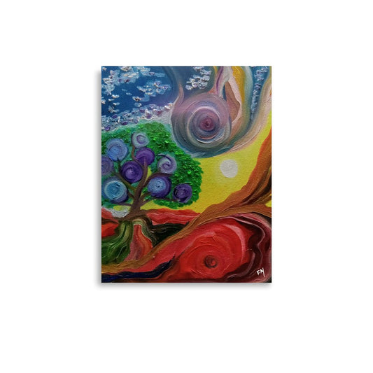 The Root of Resilience – Mixed Media Original Poster Print by Fay - HEATHERS WORLDS3307175_14125POSTER