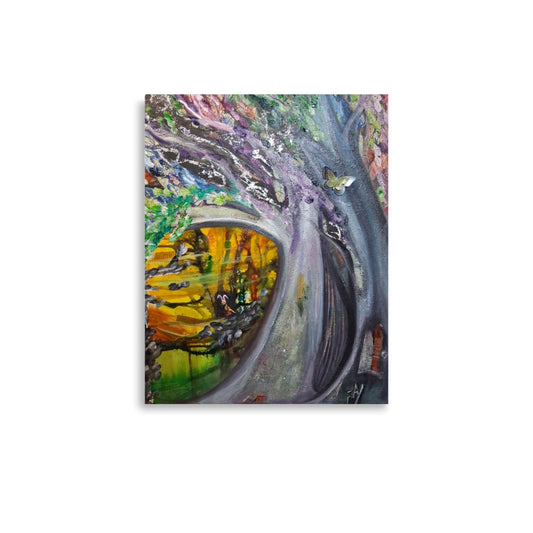 Threshold of Wonderland/Mixed Media Original Poster Print - HEATHERS WORLDS5115608_14125POSTER