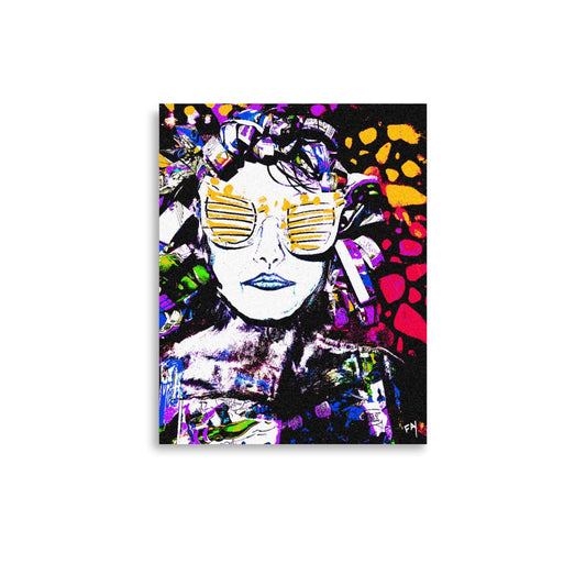 Mistaken Masterpiece Mixed Media Portrait Art Print - HEATHERS WORLDS6459993_14125POSTER