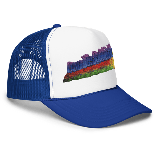 Down the Rabbit Hole Weird Art Snapback Foam Trucker Hat - HEATHERS WORLDS4692781_23244EMBROIDERY