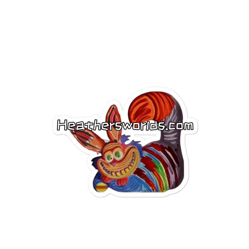 The Good Guy – Cheshire Rabbit Weird Is Our Superpower Sticker - HEATHERS WORLDS9483409_10164