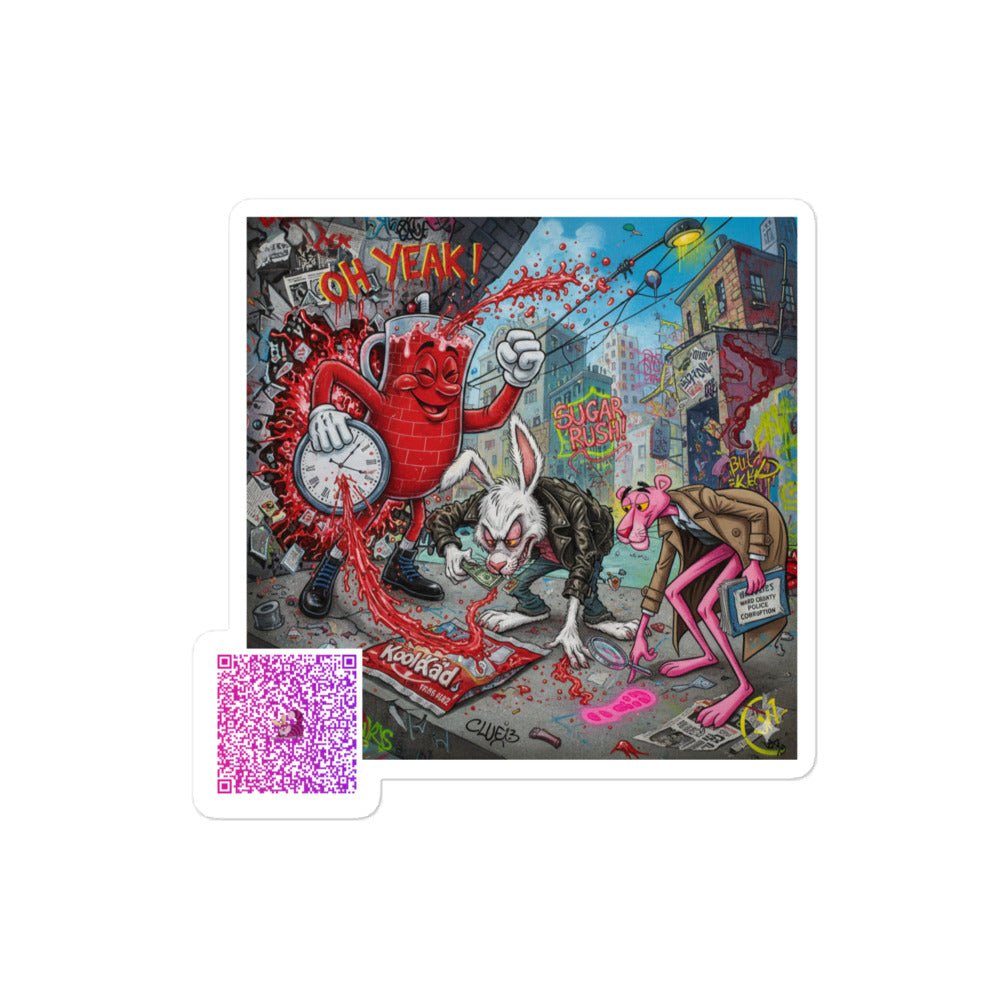 Oh Yeah-a World turned Upside Down Interactive Sticker - HEATHERS WORLDS7395948_10164STICKER