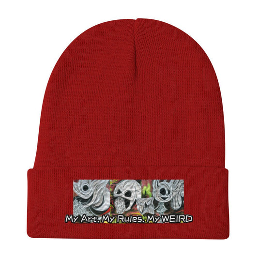 My Art. My Rules. My WEIRD. Embroidered Beanie - HEATHERS WORLDS7518341_4521