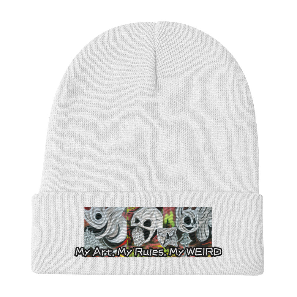 My Art. My Rules. My WEIRD. Embroidered Beanie - HEATHERS WORLDS7518341_4525