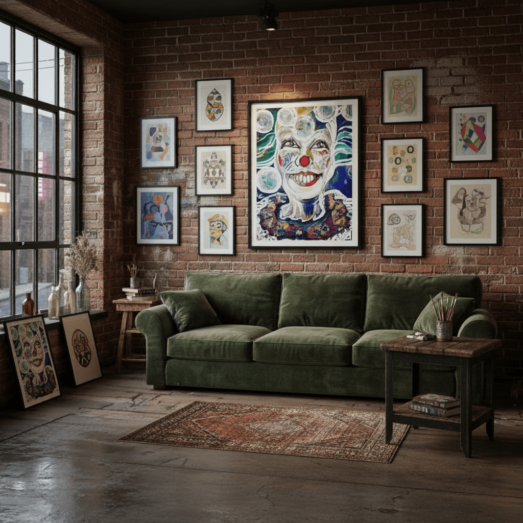In My Own World Mixed Media Art Print, Unframed Matte - HEATHERS WORLDS6177111_2POSTER