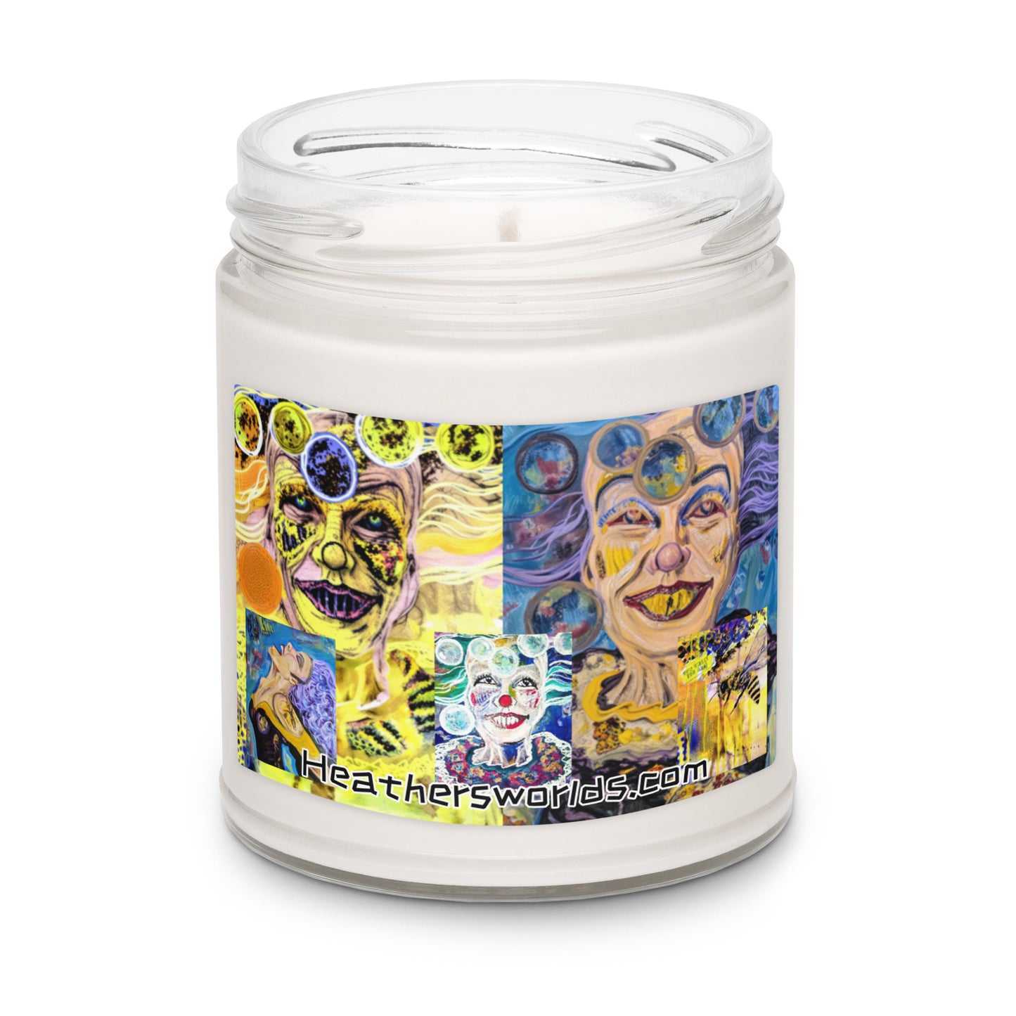 Heathers Worlds Scented soy candle My Art. My Rules. My WEIRD. - HEATHERS WORLDS3446586_22455