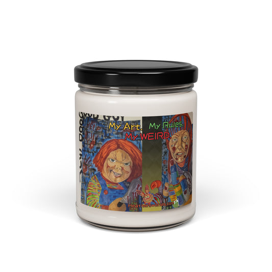 Heathers Worlds Scented soy candle My Art. My Rules. My WEIRD. - HEATHERS WORLDS8142939_22455
