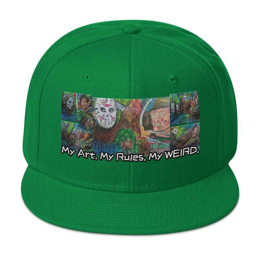 Weird Art Snapback Hat – Original Design by Fay - HEATHERS WORLDS9148203_4470