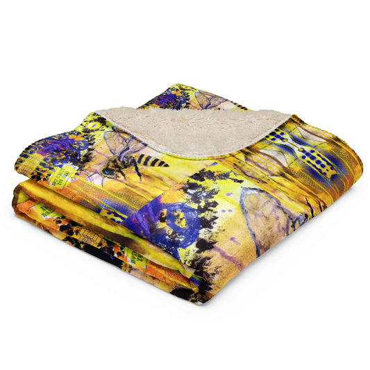 Just Bee-You Art Print Throw Blanket – Inspirational Design - HEATHERS WORLDS2049585_17482