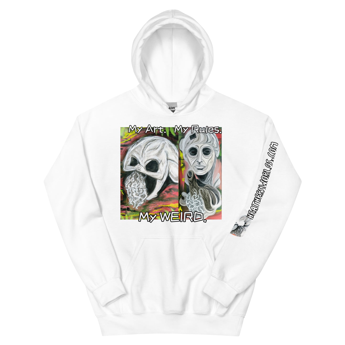 Heathers Worlds Unisex Hoodie My Art. My Rules. My WEIRD. - HEATHERS WORLDS5803631_5522