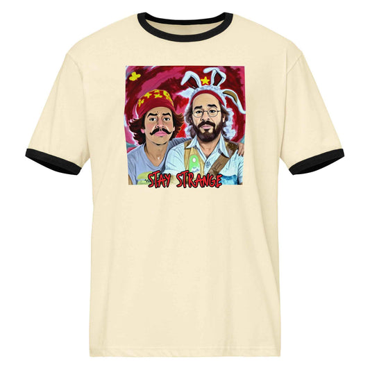 Weird Art Ringer Tee – Original Design by Fay - HEATHERS WORLDS5190595_24479
