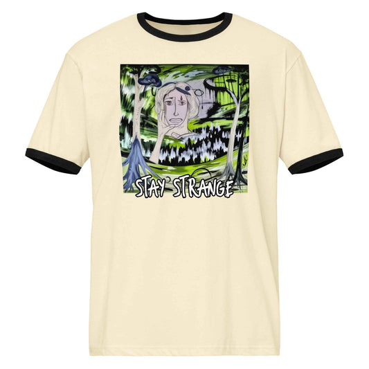Weird Art Ringer Tee Vol. 5 – Original Design by Fay - HEATHERS WORLDS7831438_24479