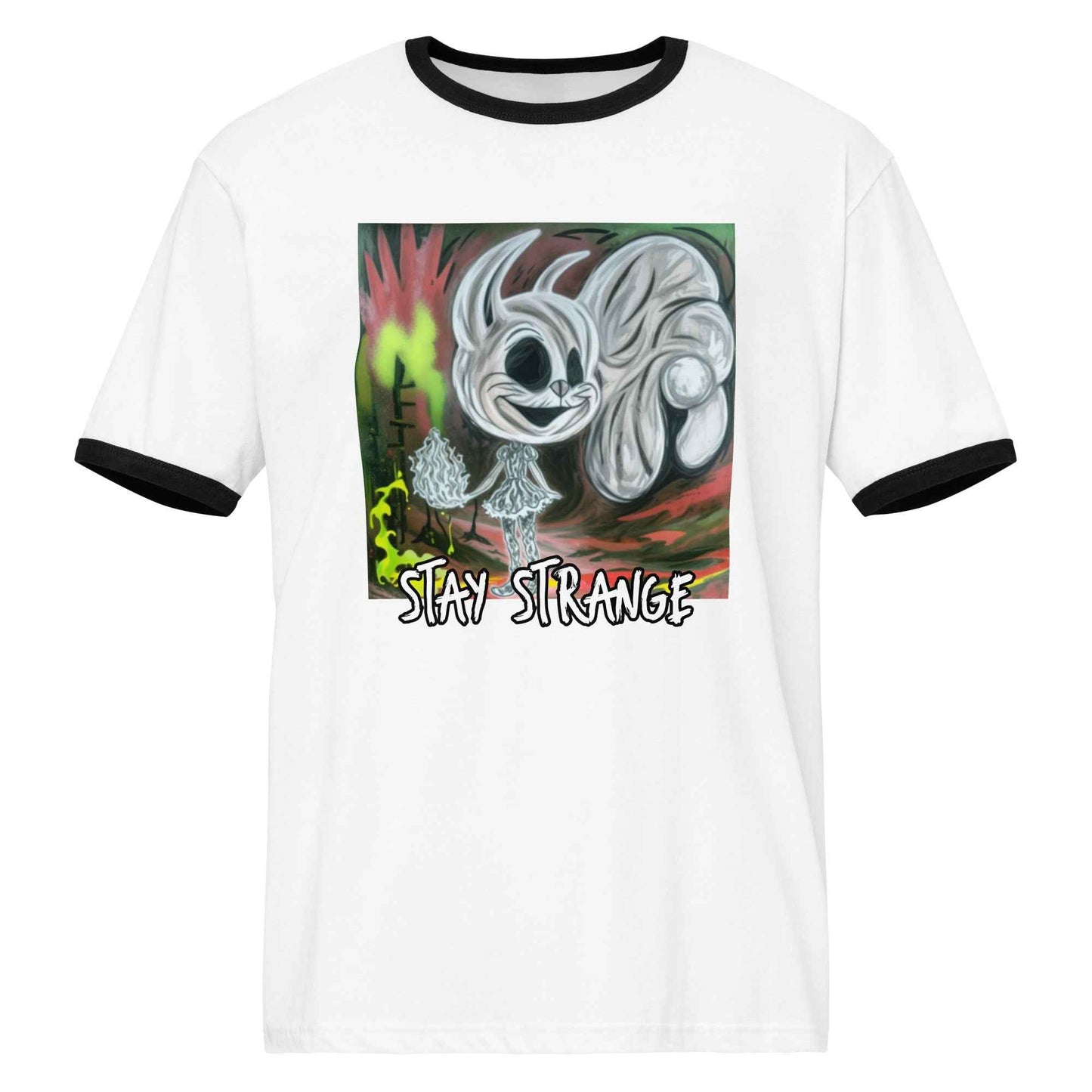 Weird Art Ringer Tee Vol. 2 – Original Design by Fay - HEATHERS WORLDS1084802_24483