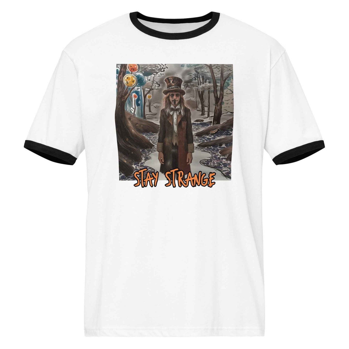 Weird Art Ringer Tee Vol. 3 – Original Design by Fay - HEATHERS WORLDS3213751_24483