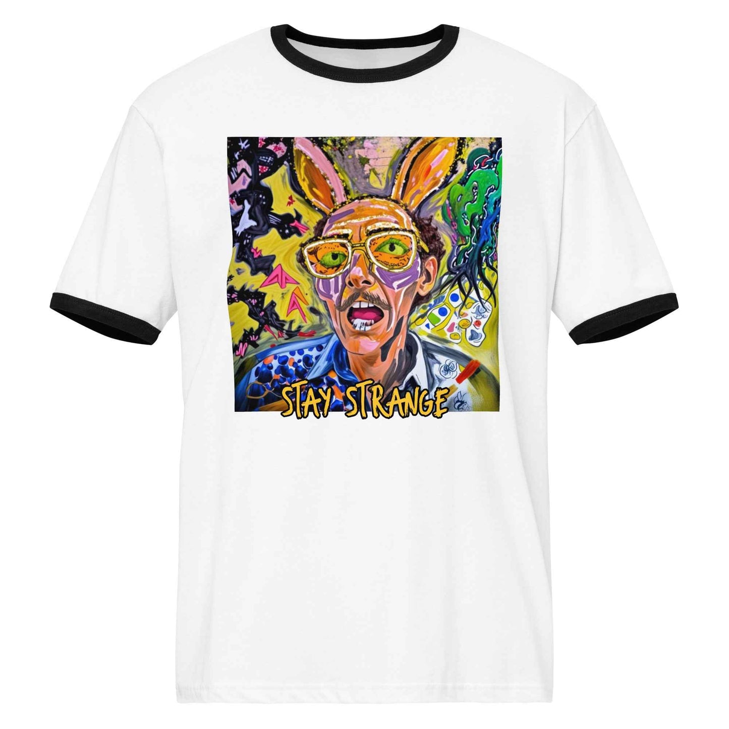 Weird Art Ringer Tee Vol. 4 – Original Design by Fay - HEATHERS WORLDS6252668_24483