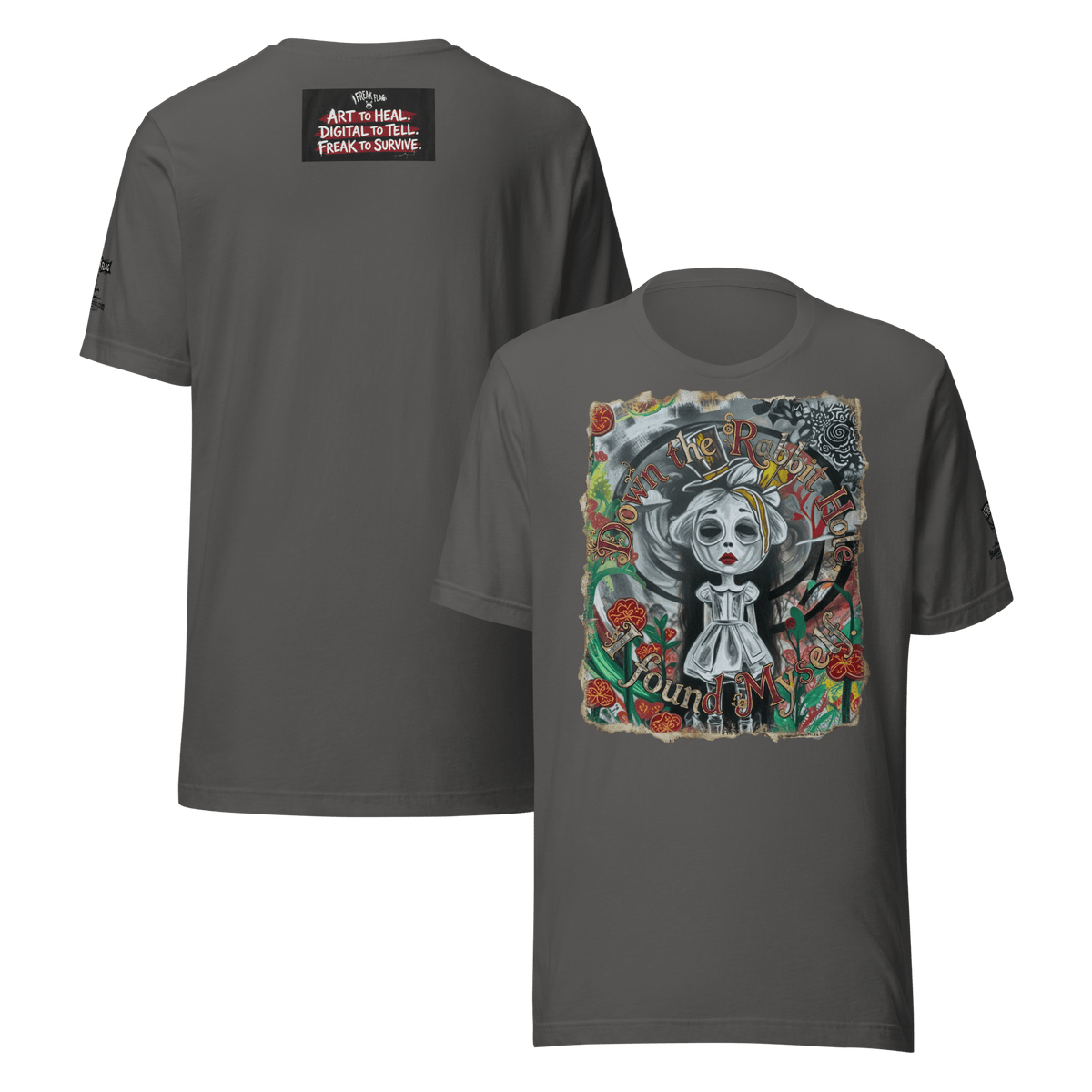 "I Found Myself" Wearable Art T-Shirt-Unisex t-shirt - HEATHERS WORLDS2198531_4031T-SHIRT