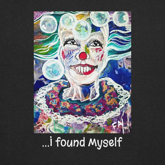 Down the Rabbit Hole Clown Graphic Tee – Weird Art by Fay - HEATHERS WORLDS1505781_9575
