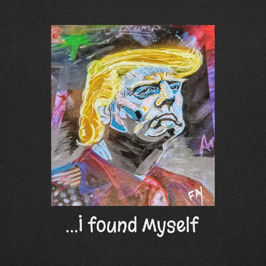 Down the Rabbit Hole Trump Graphic Tee – Weird Art by Fay - HEATHERS WORLDS7515515_9575