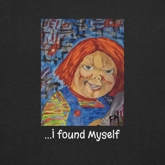 Down the Rabbit Hole Chucky Graphic Tee – Weird Art by Fay - HEATHERS WORLDS1826631_9575