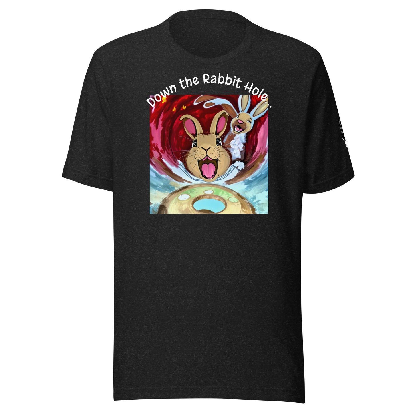 Down the Rabbit Hole, I found Myself Heathersworlds Cheech Unisex t-shirt by 'Fay' - HEATHERS WORLDS9080199_9575