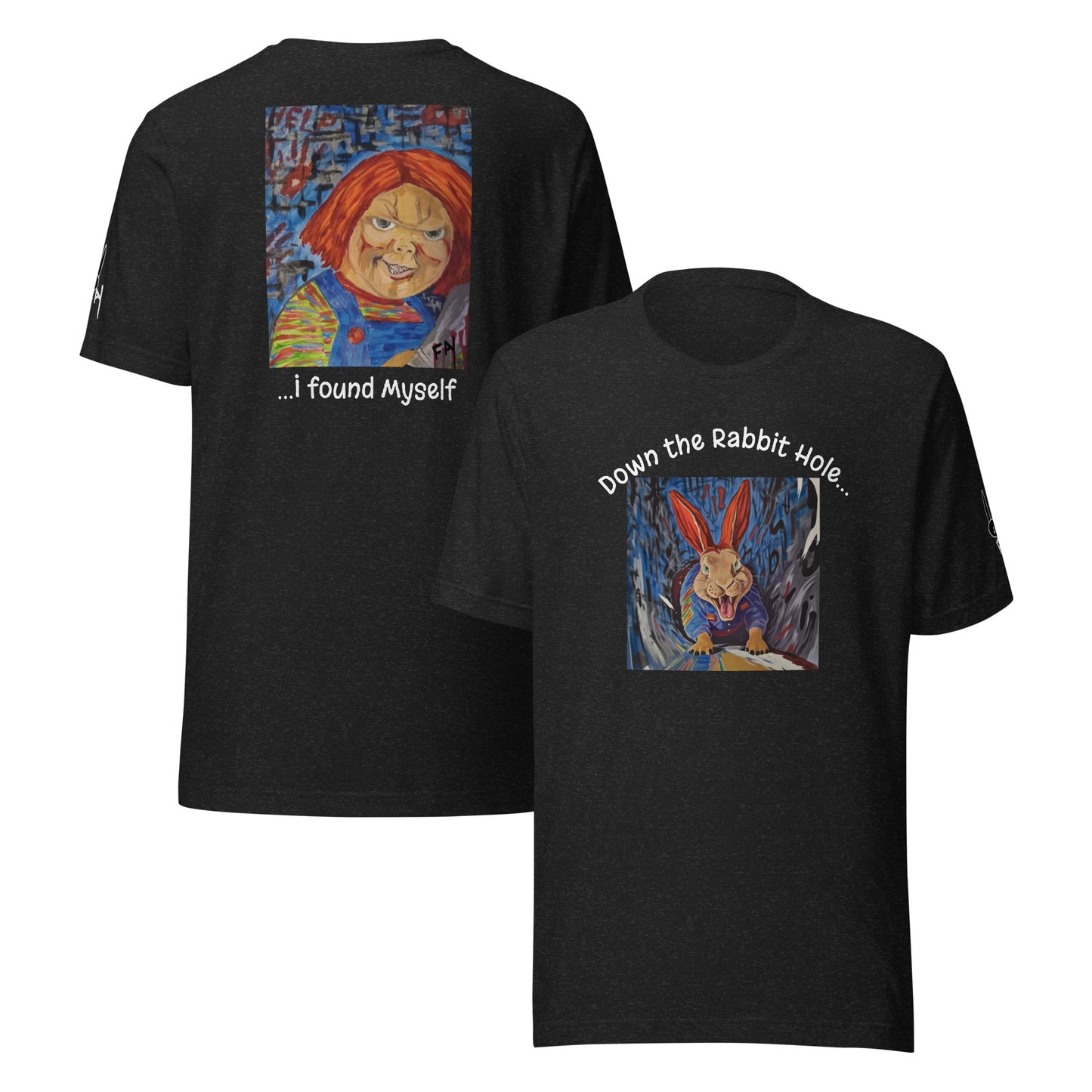 Down the Rabbit Hole, I found Myself Heathersworlds Chucky Unisex t-shirt by 'Fay' - HEATHERS WORLDS1826631_9575