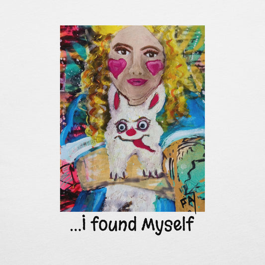 Down the Rabbit Hole, I found Myself Heathersworlds Unisex t-shirt by 'Fay' - HEATHERS WORLDS1330668_9526