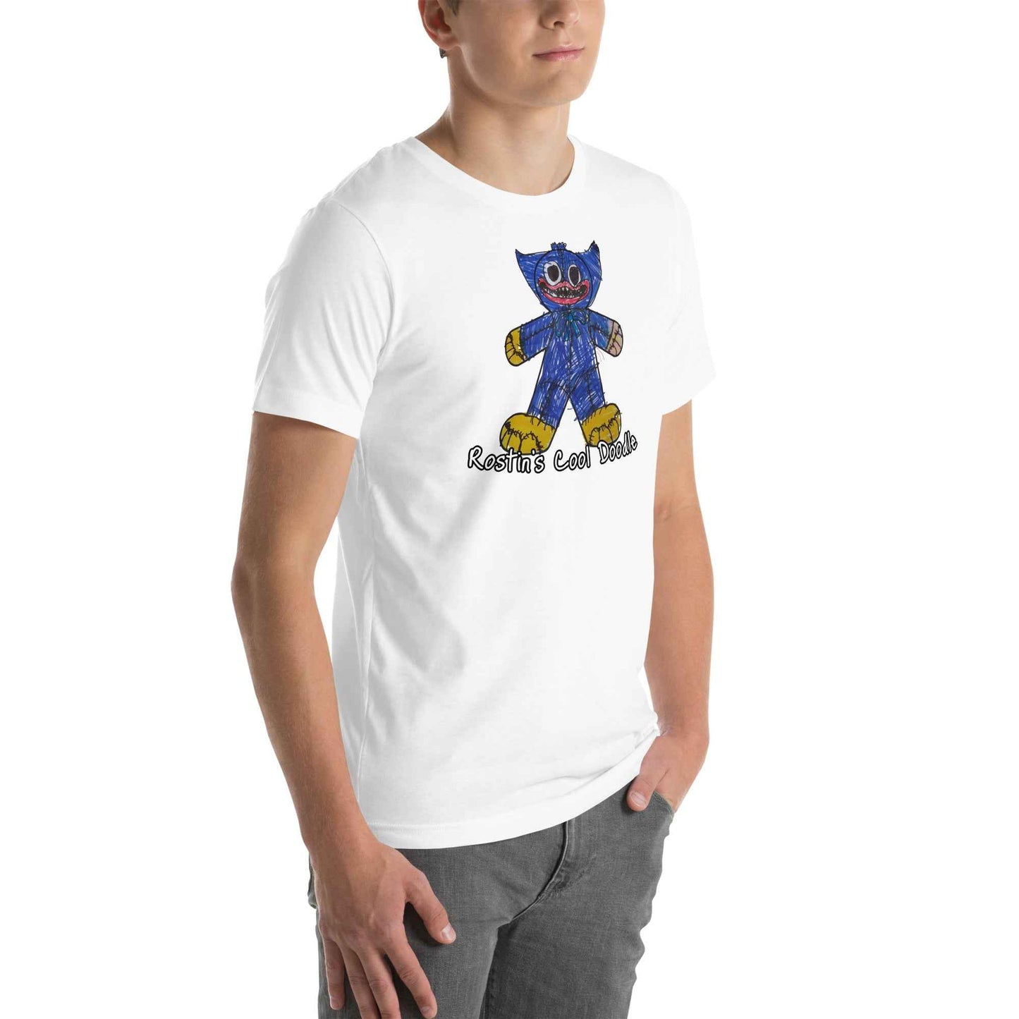 Rostin's Cool Doodle Unisex T-shirt - HEATHERS WORLDS9410791_4011