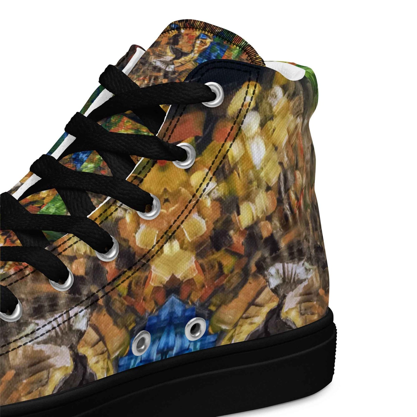Mixed Media Custom Painted Sneakers – Original Art by Fay - HEATHERS WORLDS3535965_17467