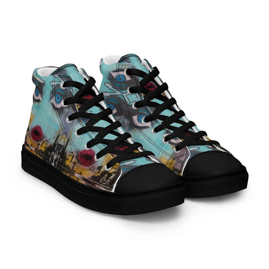Art Print Custom Painted Sneakers – Wearable Original by Fay - HEATHERS WORLDS8679076_17467
