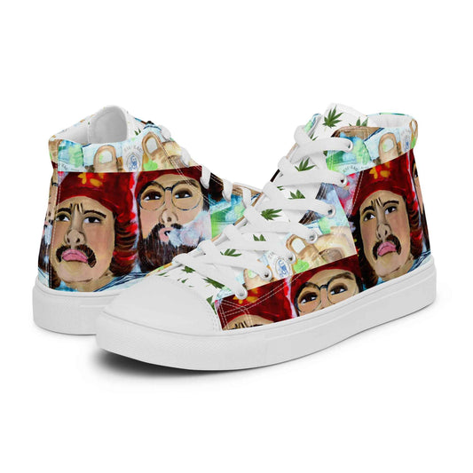 Cheech & Chong Custom Painted Sneakers – Pop Art by Fay - HEATHERS WORLDS8257177_13223