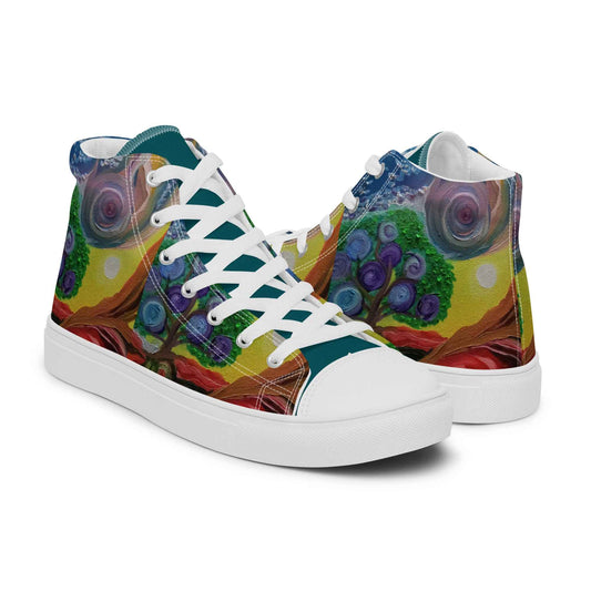 Abstract Custom Painted Sneakers – Wearable Art by Fay - HEATHERS WORLDS2786746_13223