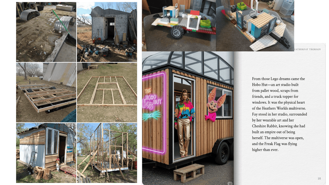 My DIY Studio Build: The Hobo Hut on Wheels (Roof Coming Soon!) - HEATHERS WORLDS